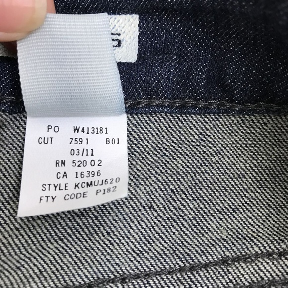 DKNY Denim Shorts Dark wash - Picture 6 of 8